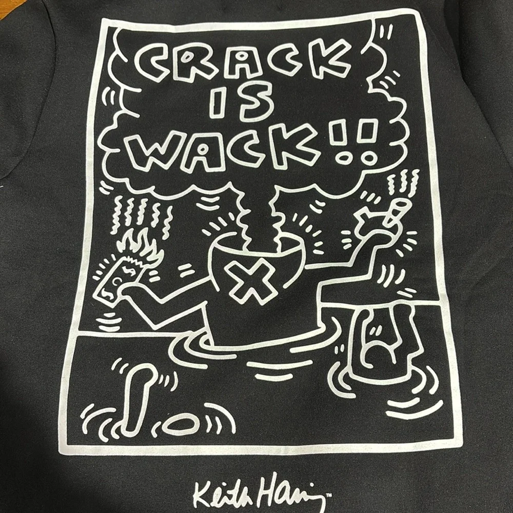 Brand new unworn with tags limited Reason Keith Haring collaboration black hoody - Picture 6 of 6